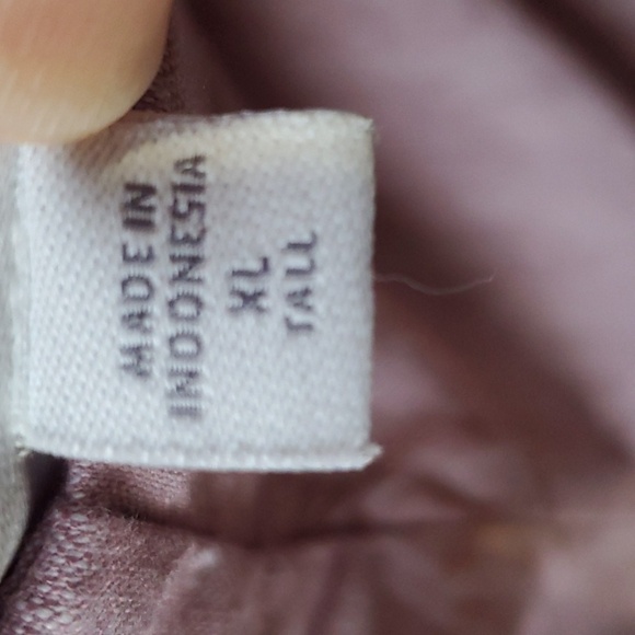 J.Jill Linen stretch  pink pants size XL Tall zipper and elastic - Picture 3 of 9